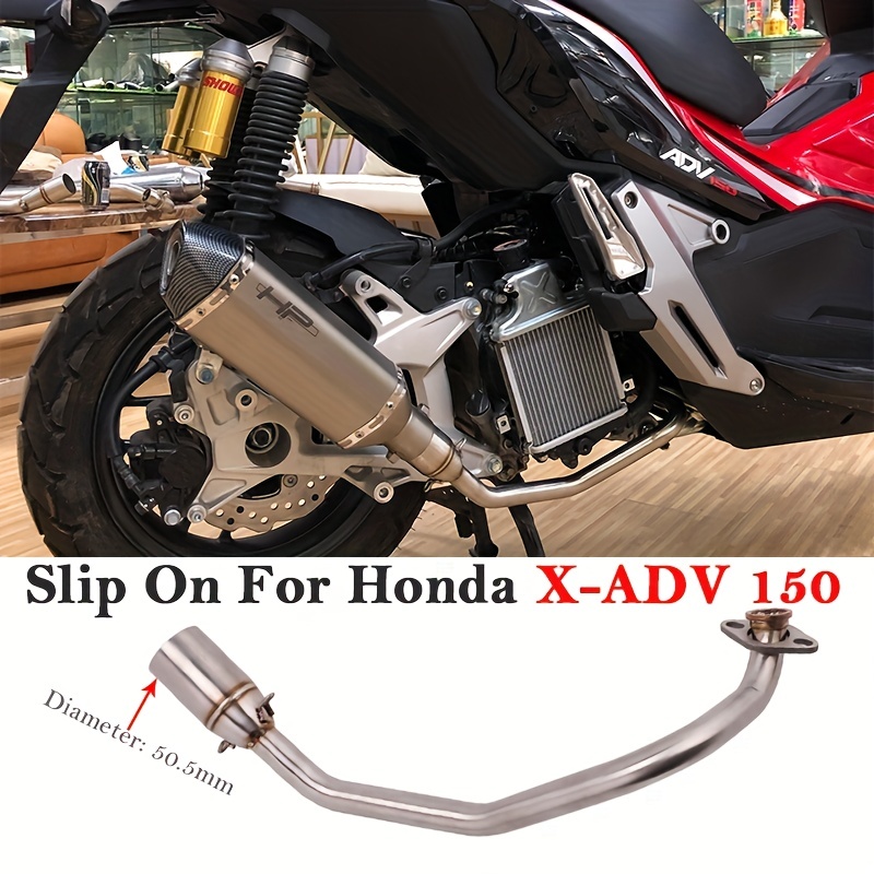 Slip On Für X-ADV 150 Motorrad-Auspuffanlagen, Modifiziertes Vorderes  Verbindungsrohr, 51 Mm