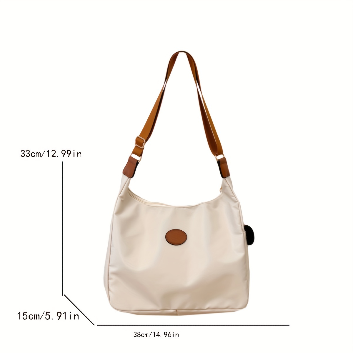 Vintage Hobo Bag Large Capacity Nylon Crossbody Women's Handbag