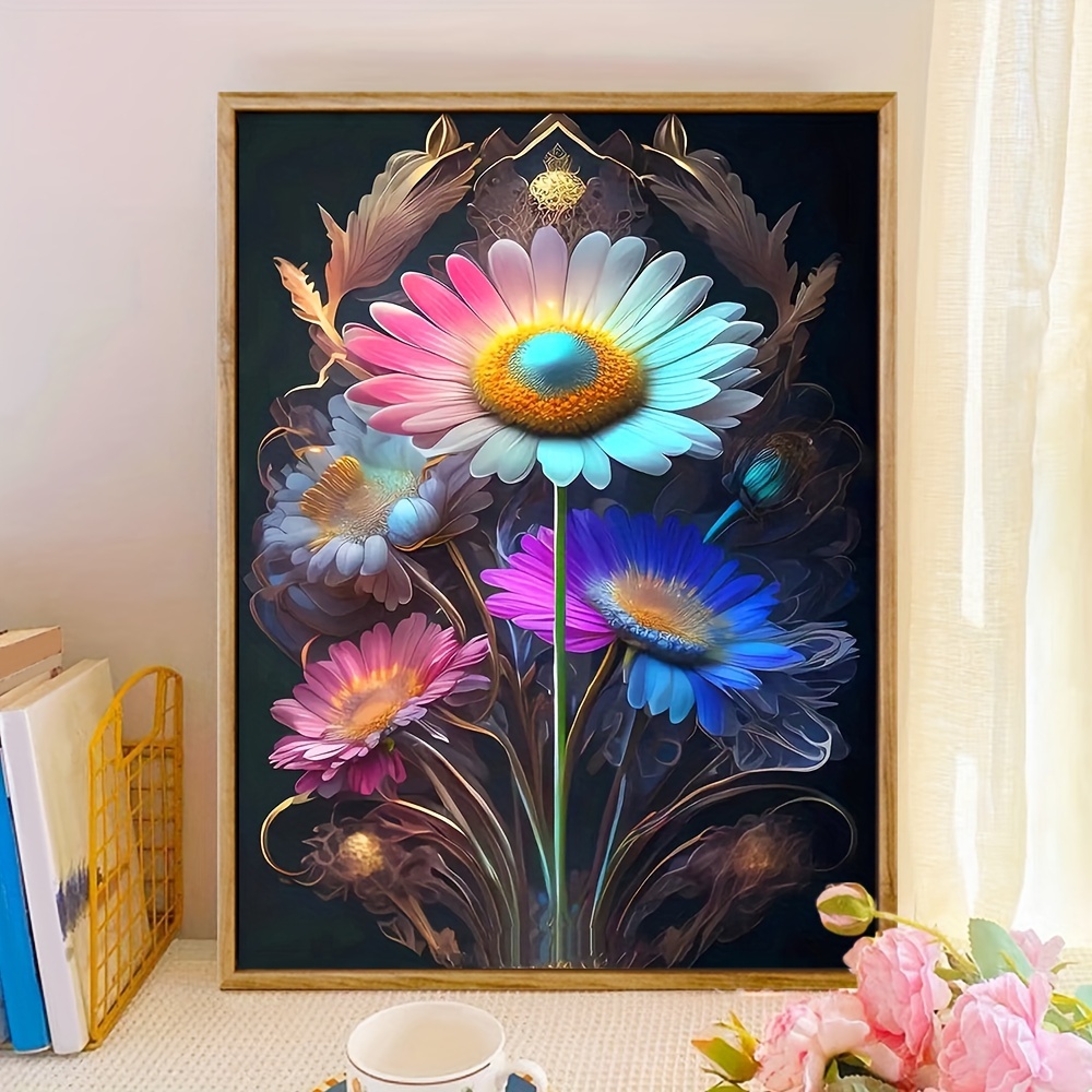 Colorful 5d Diamond Painting Embroidery Box - Temu