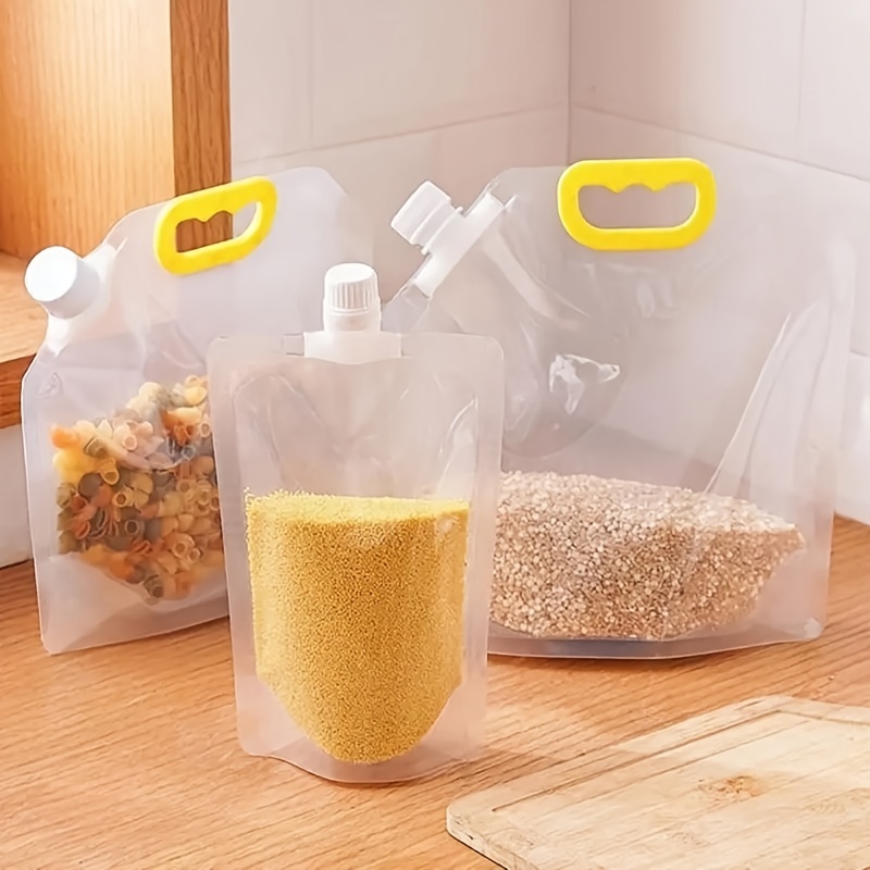 Grain Moisture-proof Sealed Bag, Transparent Food Storage Suction Bags