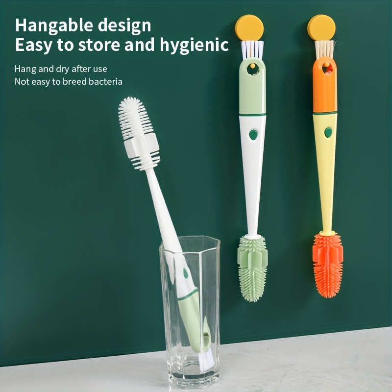 4in1 Bottle Mouth Cleaning Brush Multifunctional Cup Cleaning