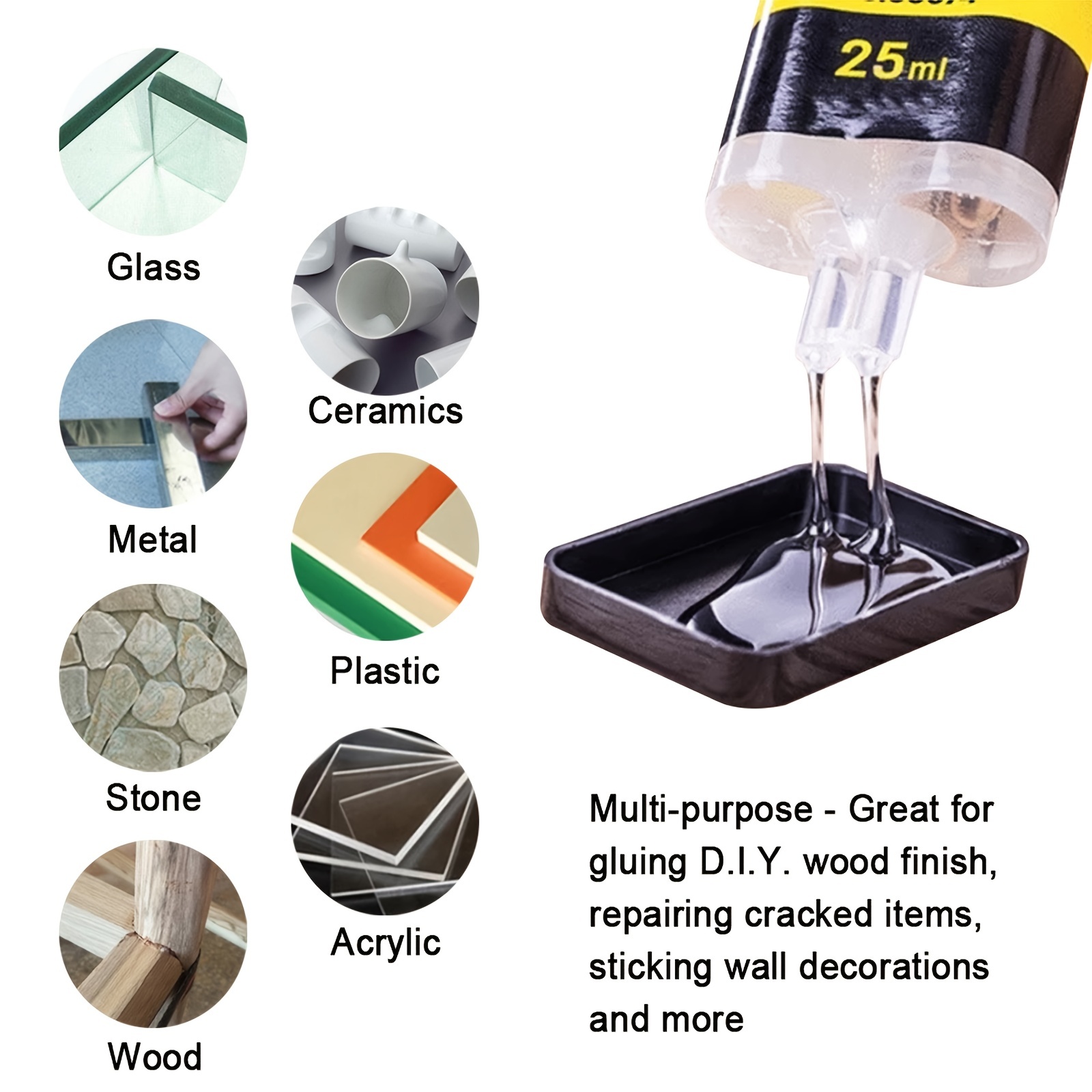 Zhanlida-pegamento fuerte para Plásticos Industriales, adhesivo