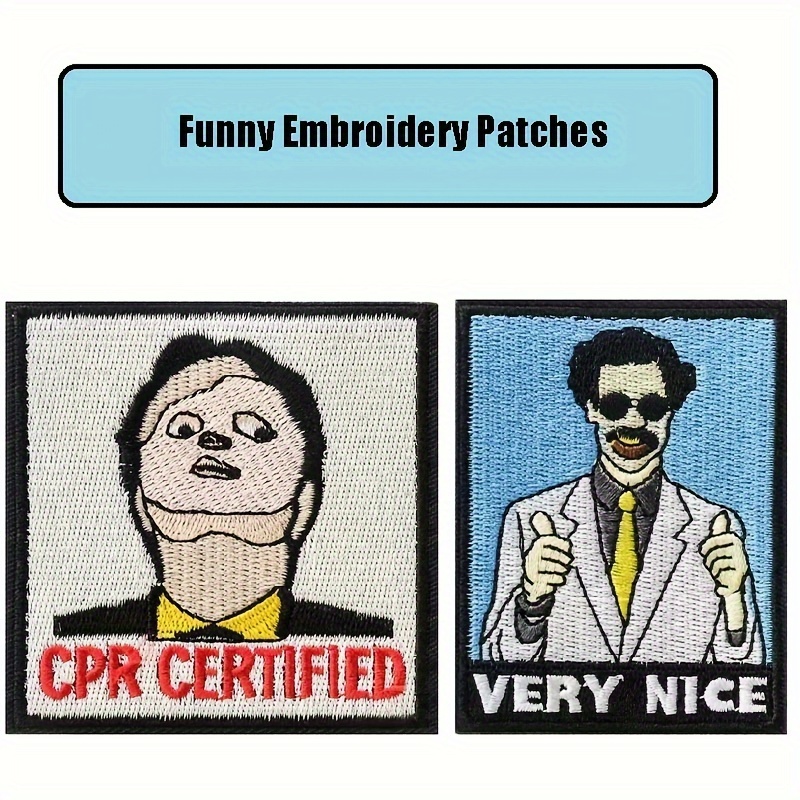 Questo È Il Cane Patch Bene, 1pc Divertente Meme Ricamato Patches