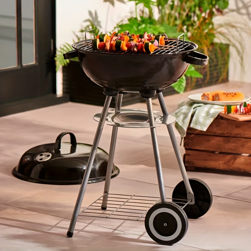 Portable Tabletop Charcoal Grill BBQ Camping Picnic Cooker Air