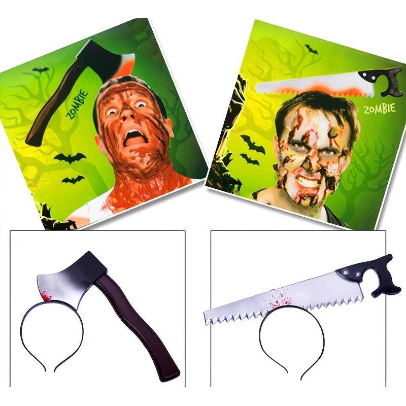 Knife Through The Head Novelty Gag Headband Costume Accessory