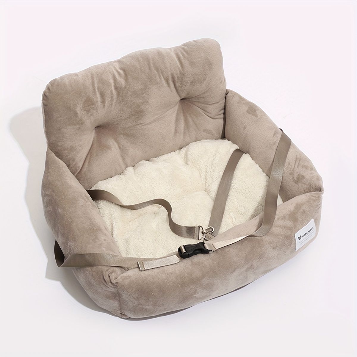 

Cozy Car Bed For Small And Medium-sized Pets, Perfect For Dogs On The Go In Autumn And Winter, Plush Material