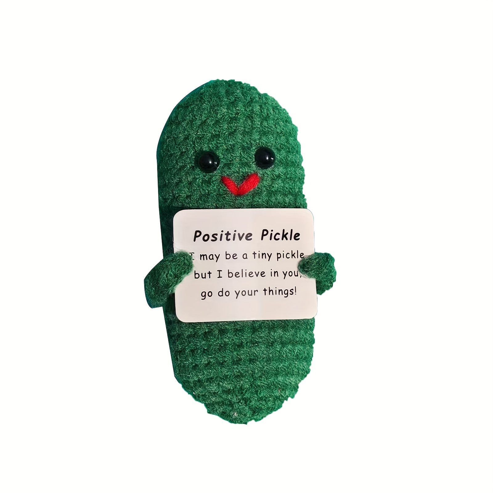 1set Handmade Emotional Support Pickled Cucumber Gift, Handmade