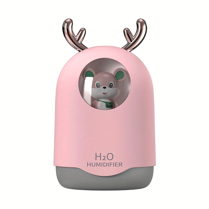 Humidificador de aromaterapia para coche, Mini escritorio, USB, hogar,  negocios, lindo Animal, pequeño humidificador silencioso, regalo (