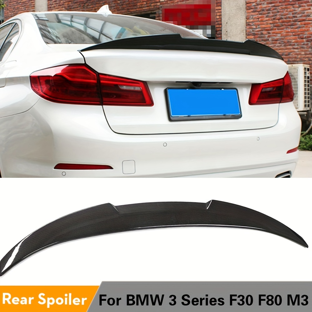 Glossy Black Spoiler Wing Trunk Lip For BMW 3 Series F30 M3 F80 320i 325i  328i 335i 340i 2012-2018 M4 Style Rear Trunk Spoiler Lip Car Accessories