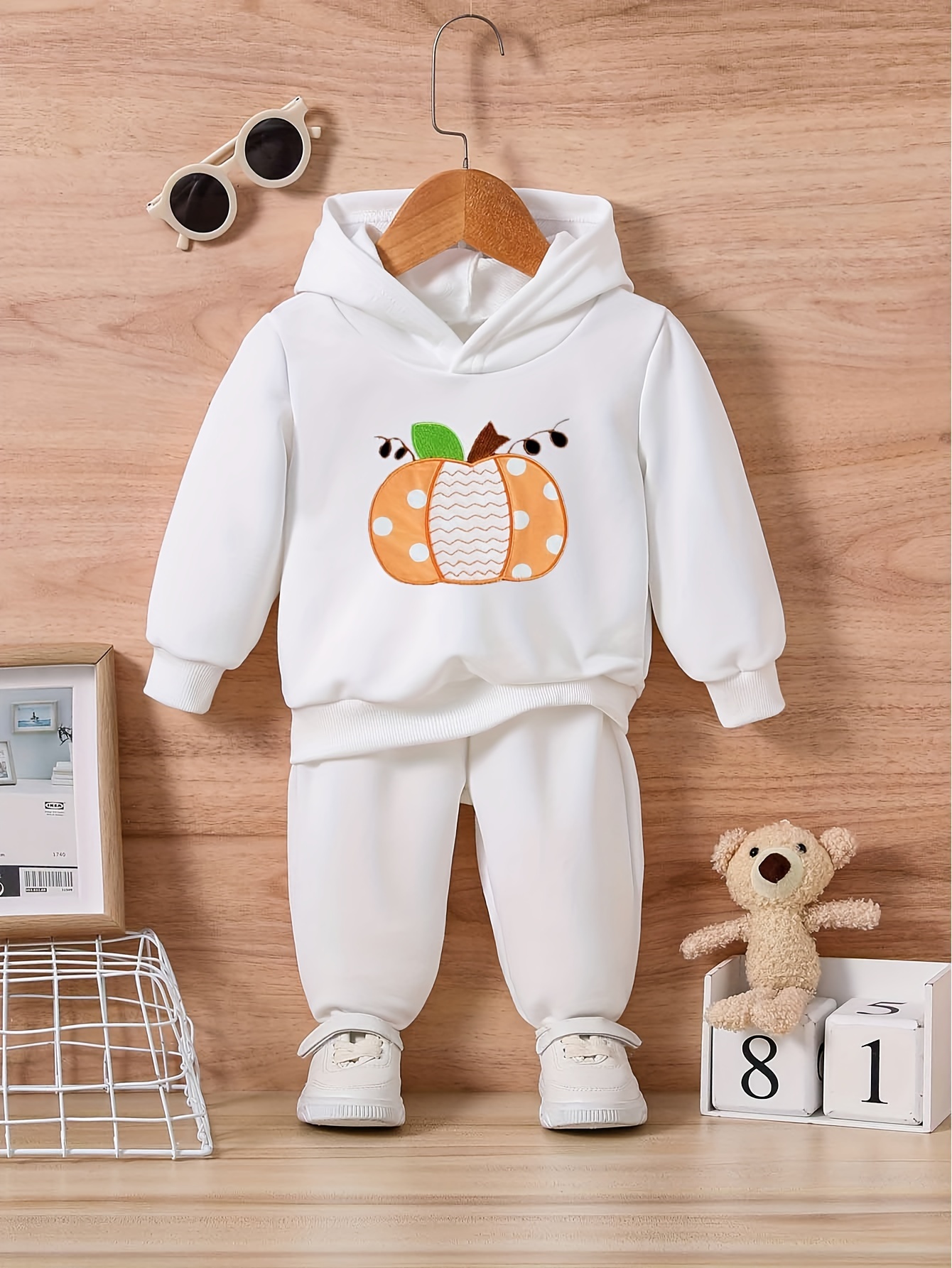 Infant Baby Girls Fashionable Hooded Pullover Long Sleeve - Temu