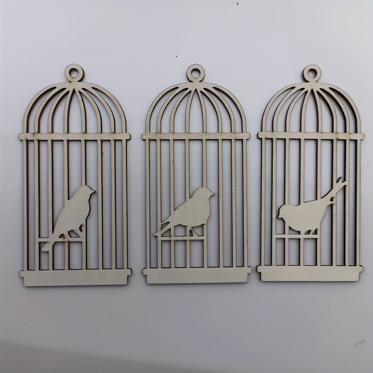 Cage à oiseau rouille vintage - Décoration de table