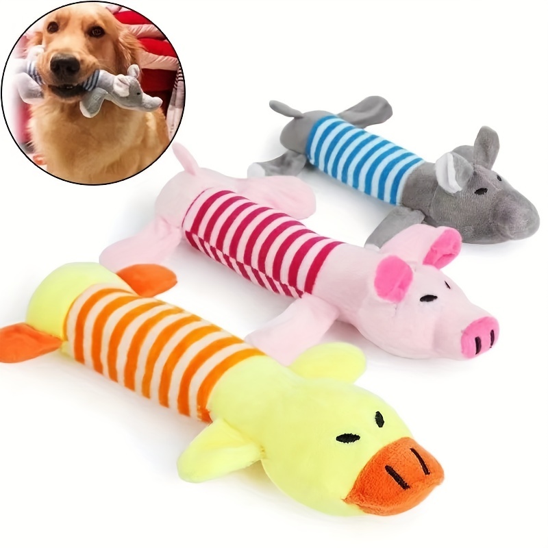 Pig Elephant Design Dog Toys Squeaky Dog Chew Durable Toys - Temu