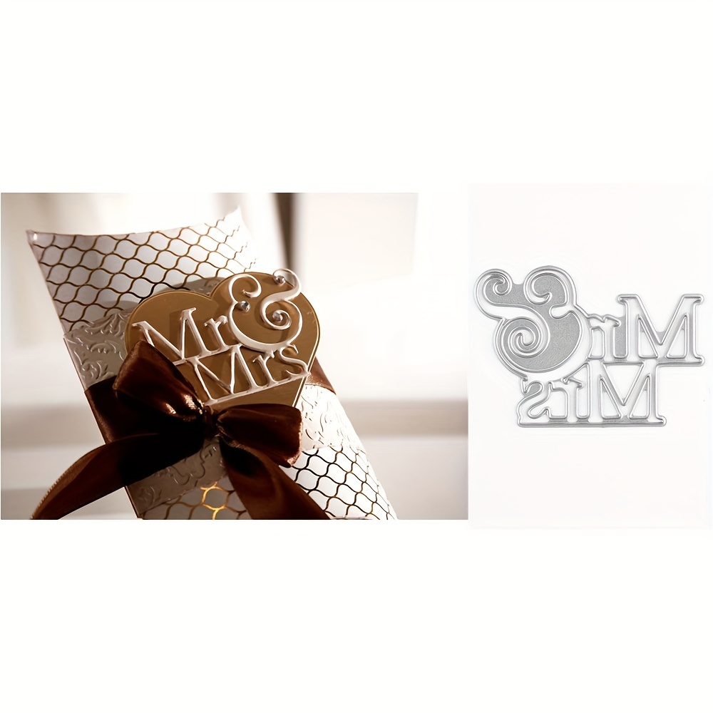 Love Words Metal Cutting Dies Cut Die Mold Wedding Scrapbook - Temu