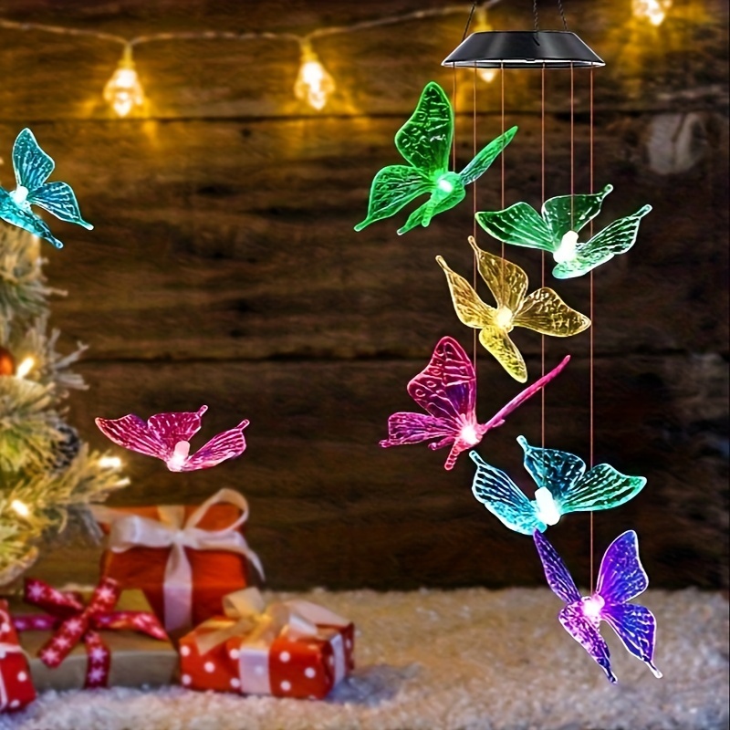 Carillon éolien avec papillon vert - Carillons Eoliens