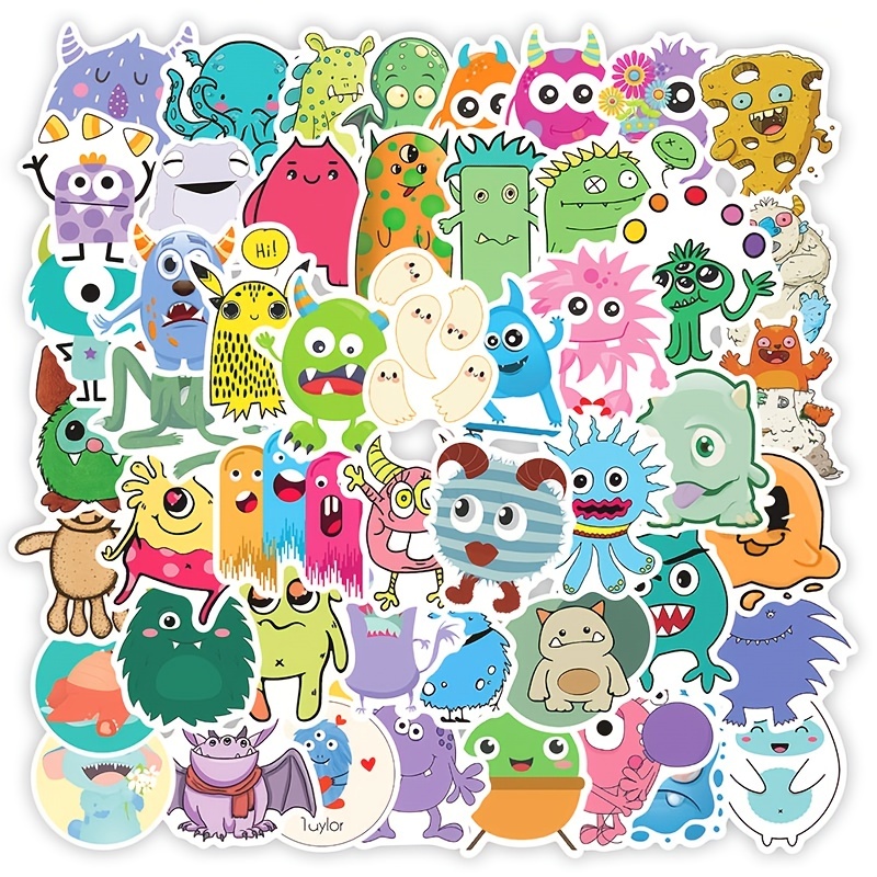 Cute Cartoon Little Girls Lovely Kid Stickers Small - Temu