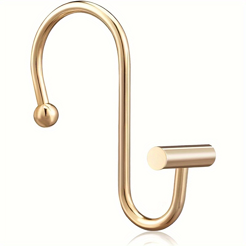 Shower Curtain Hooks S shaped Multifunctional Metal - Temu