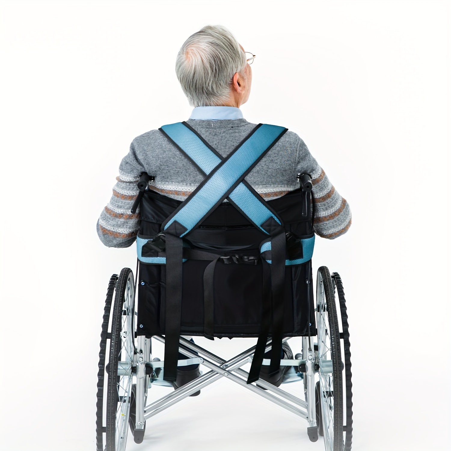 Cinturón de seguridad para silla de ruedas, cinturón fijo para ancianos,  bandas restringidas con correas ajustables, arnés de seguridad para