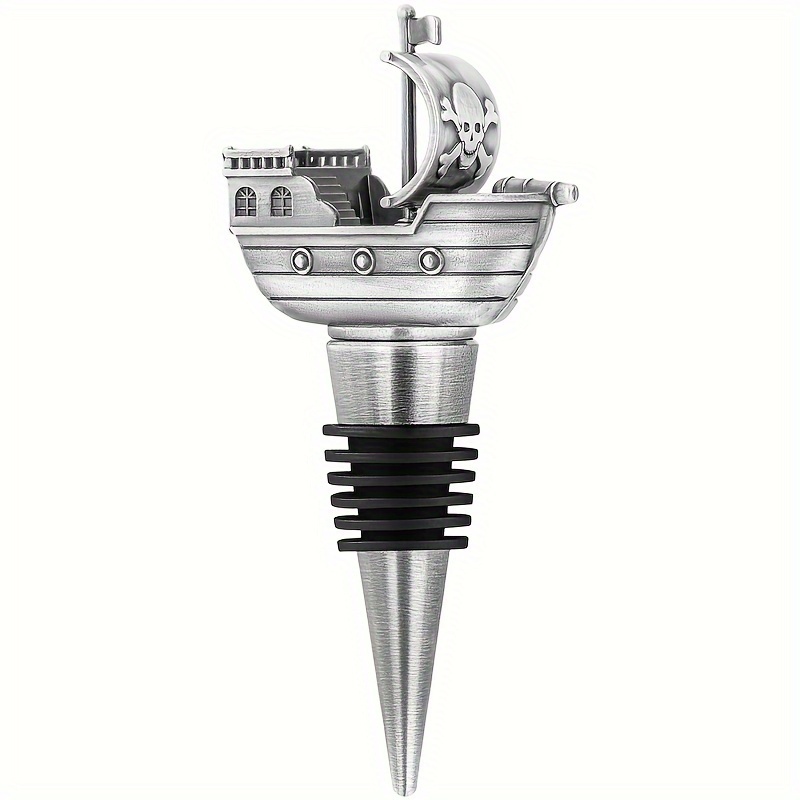 Pirate Ship Wine Stopper Metal Bottle Stoppers Champagne - Temu Canada