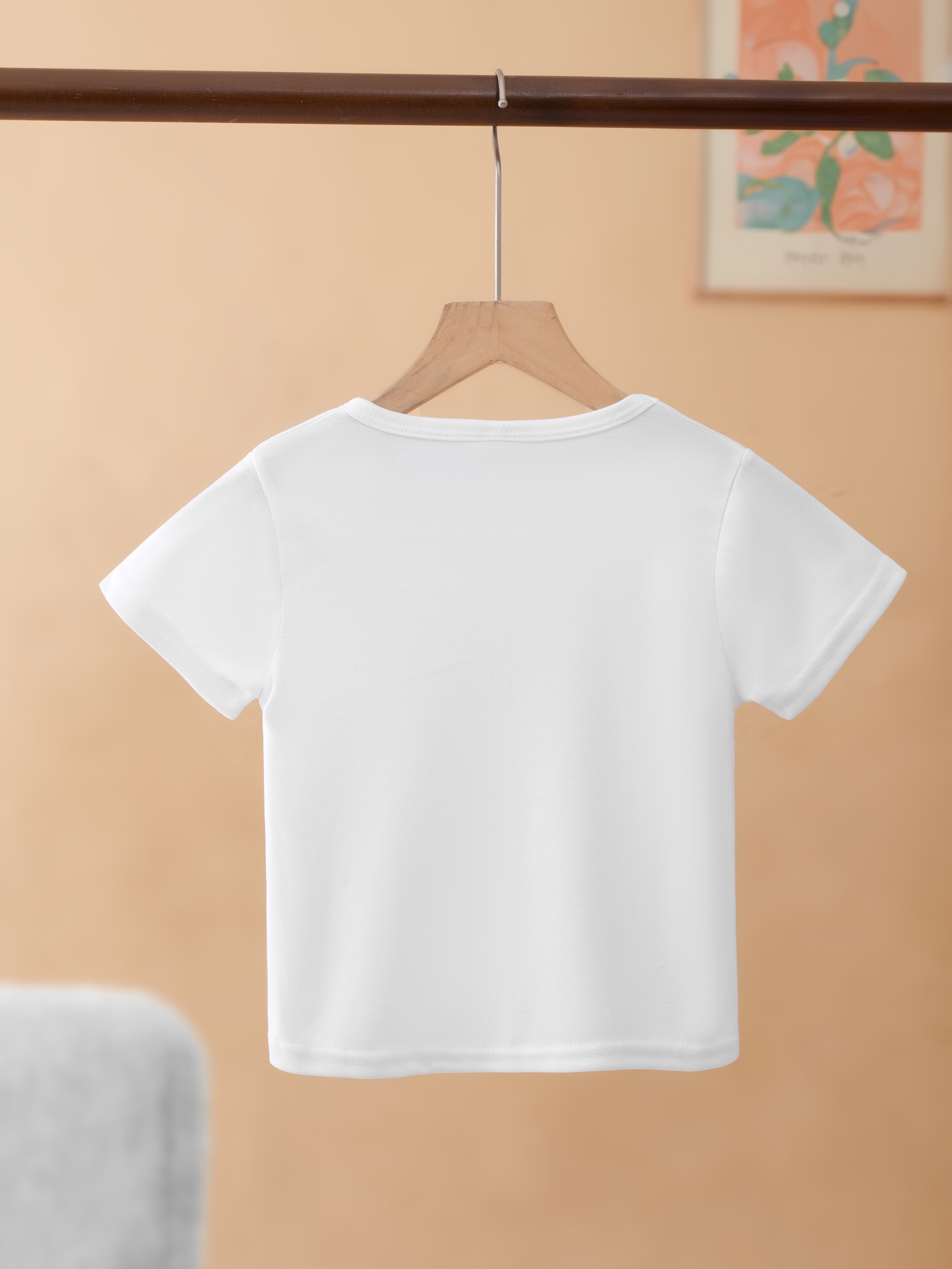 Camiseta blanca best sale manga corta bebe