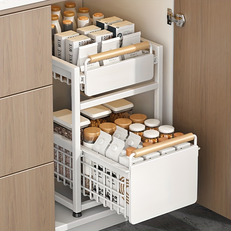 Cabinet Pull-out Type Basket, Kitchen Cabinet Inner Layered