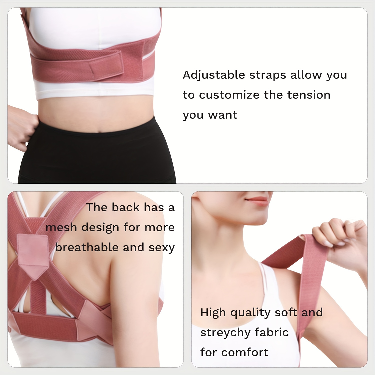 Back Brace Posture Corrector Women Men Shoulder Straightener