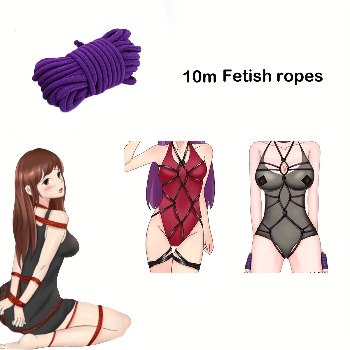 1pc Conjunto Esposas Equipo Bondage Bdsm Restricciones Cama - Temu