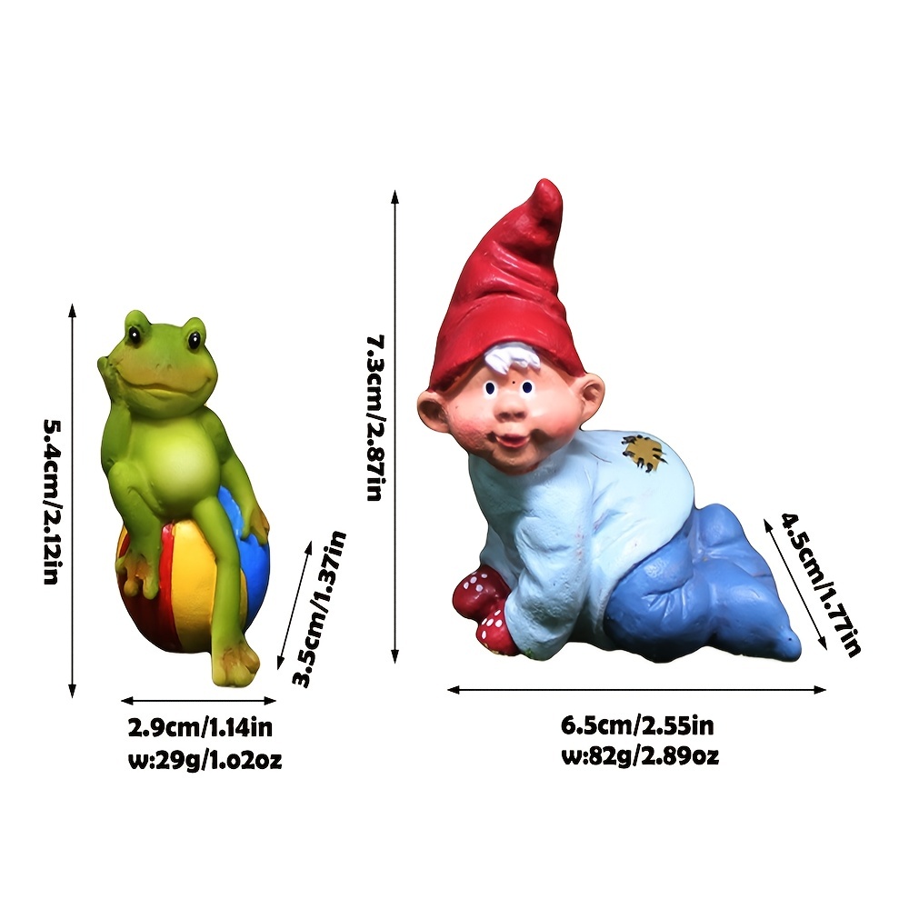 Mini Gnome Figurines: Add A Magical Touch To Your Garden - Temu