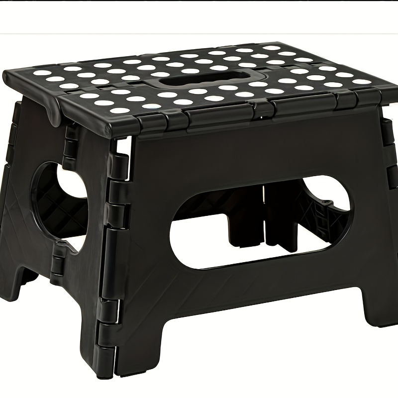 Taburete telescópico plegable portátil, taburete ligero de plástico grueso,  silla de estructura estable redonda para el hogar, muebles de salón -  AliExpress