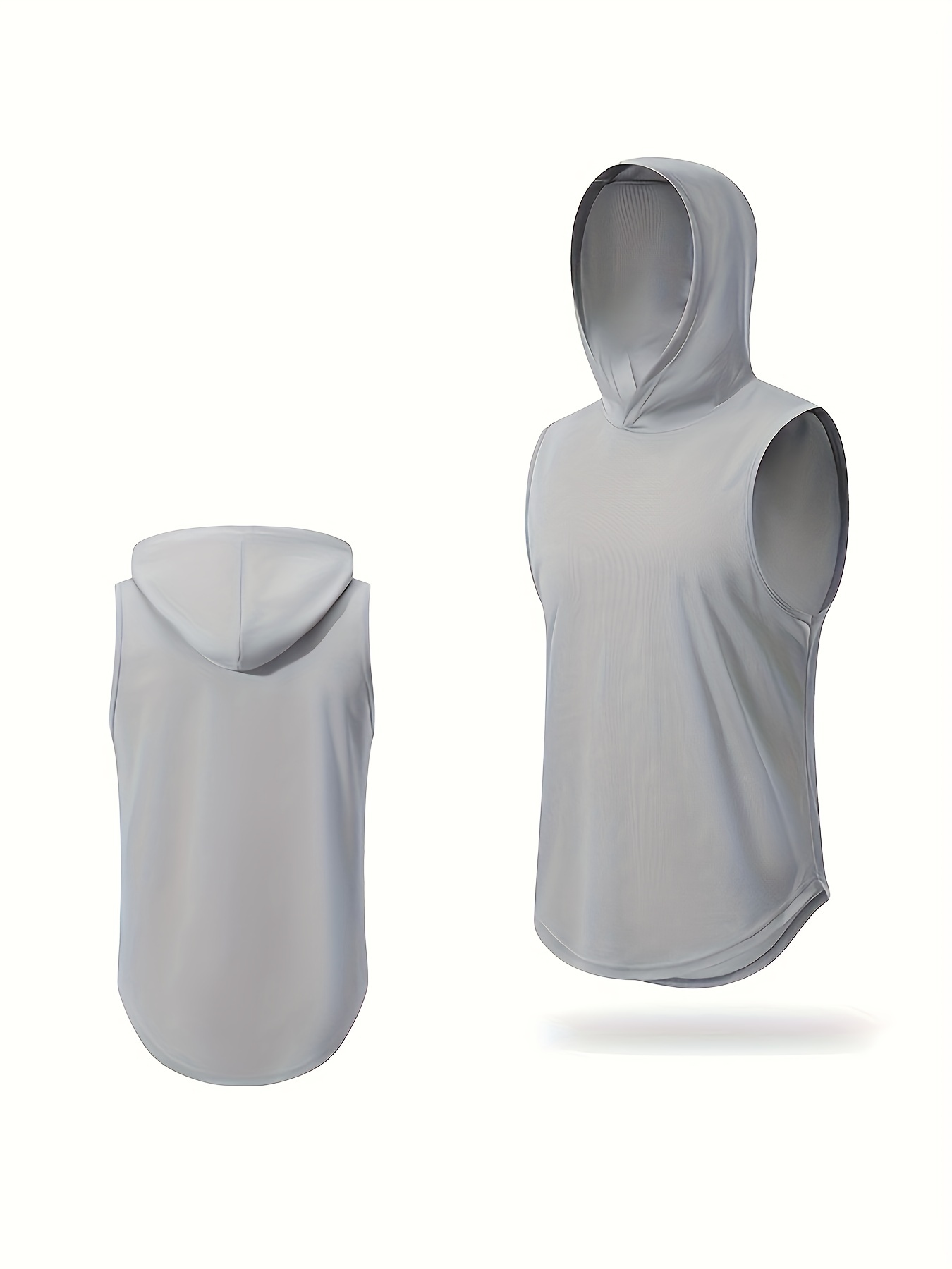 Sudadera con capucha sin mangas para hombre, ropa deportiva (CMP RDH1008)