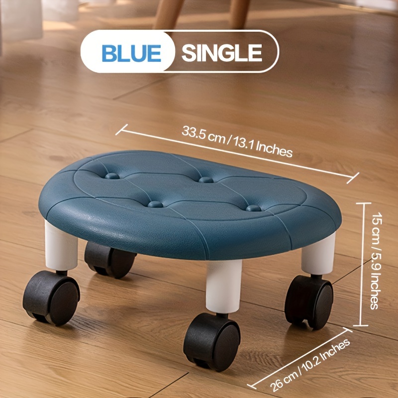 Footstool with Wheels