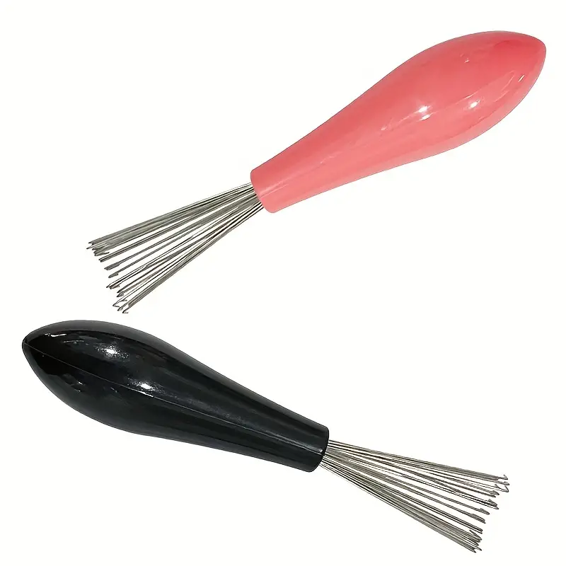 Hair Brush Cleaning Tools Plastic Metal Cleaning Remover Embedded