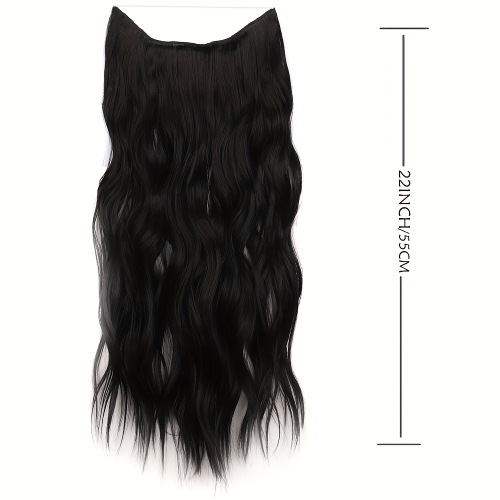 Long Wavy Invisible Hair Extensions 22 Inches