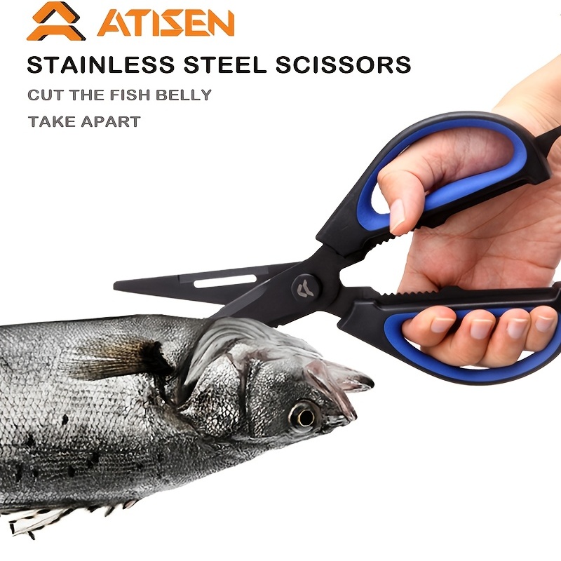 Atisen Multifunctional Stainless Steel Fishing Shears - Perfect