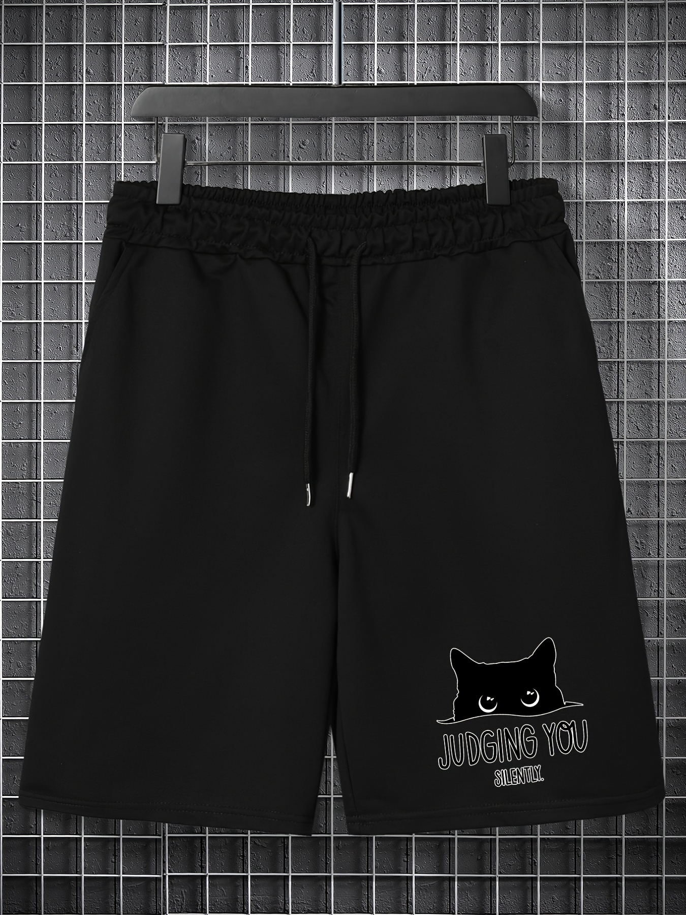 Shorts Deportivos Hombres Estampado Gatos Perros Shorts Moda - Temu