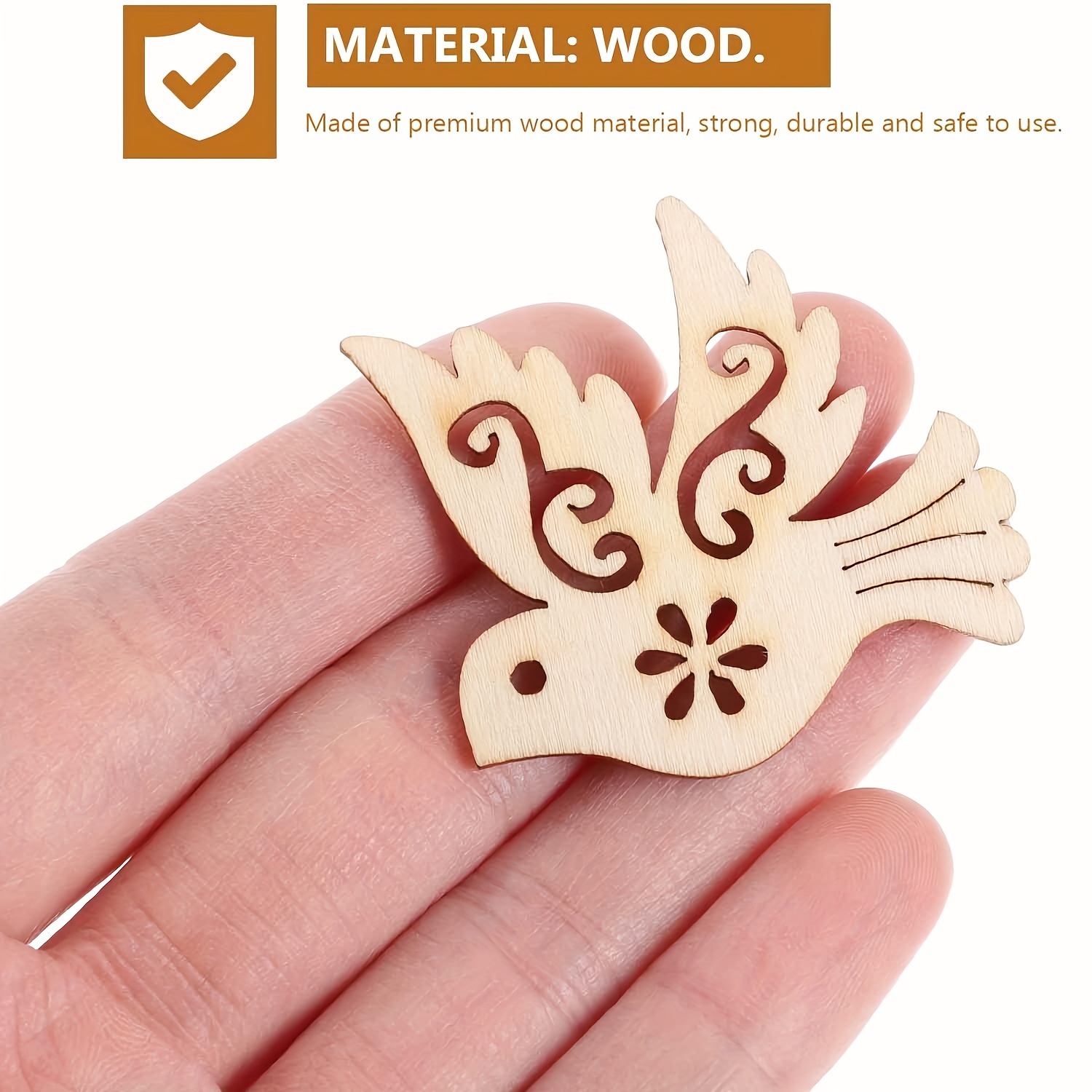 Wood Wooden Slices Shape Shapes Craft Embellishments Crafts Pieces
