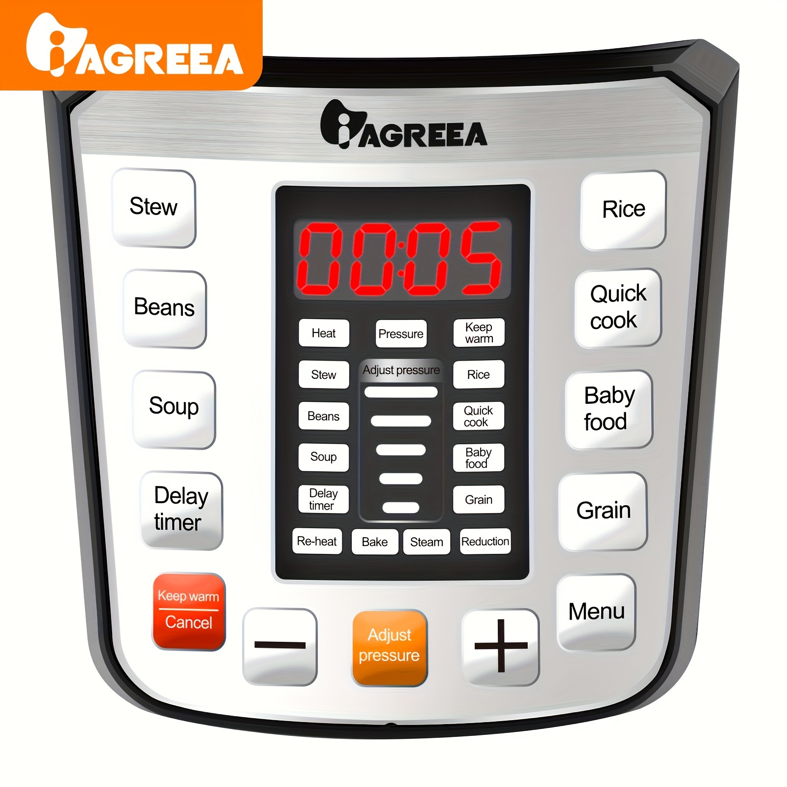 Iagreea Pressure Cooker 10 in 1 Electric Pressure - Temu