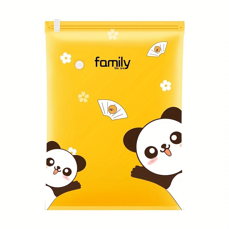 Cute Panda Vacuum Compression Storage Bag, Sealed Moving Bag For
