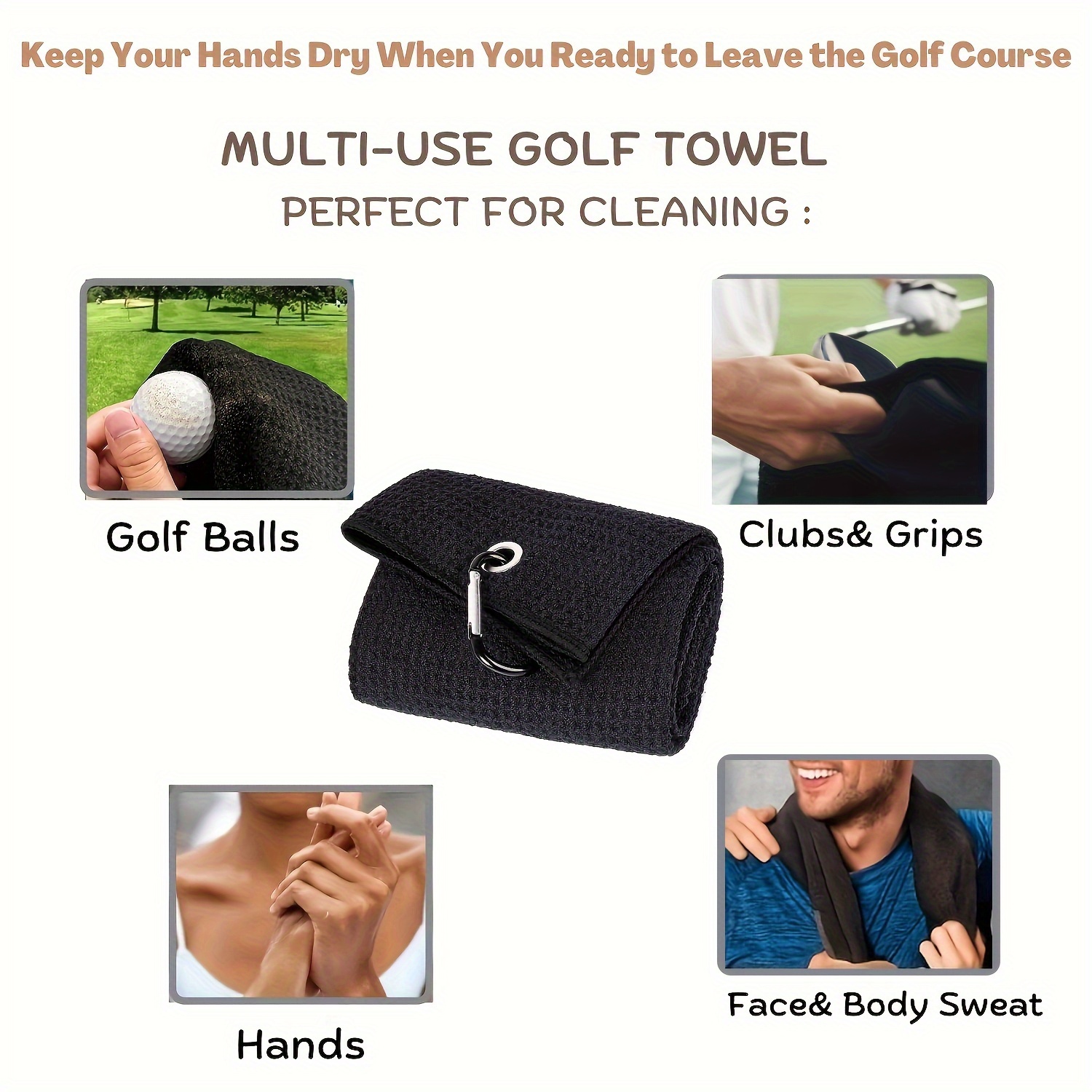 Embroidered Funny Golf Towel With Clip Perfect Golf Gifts - Temu