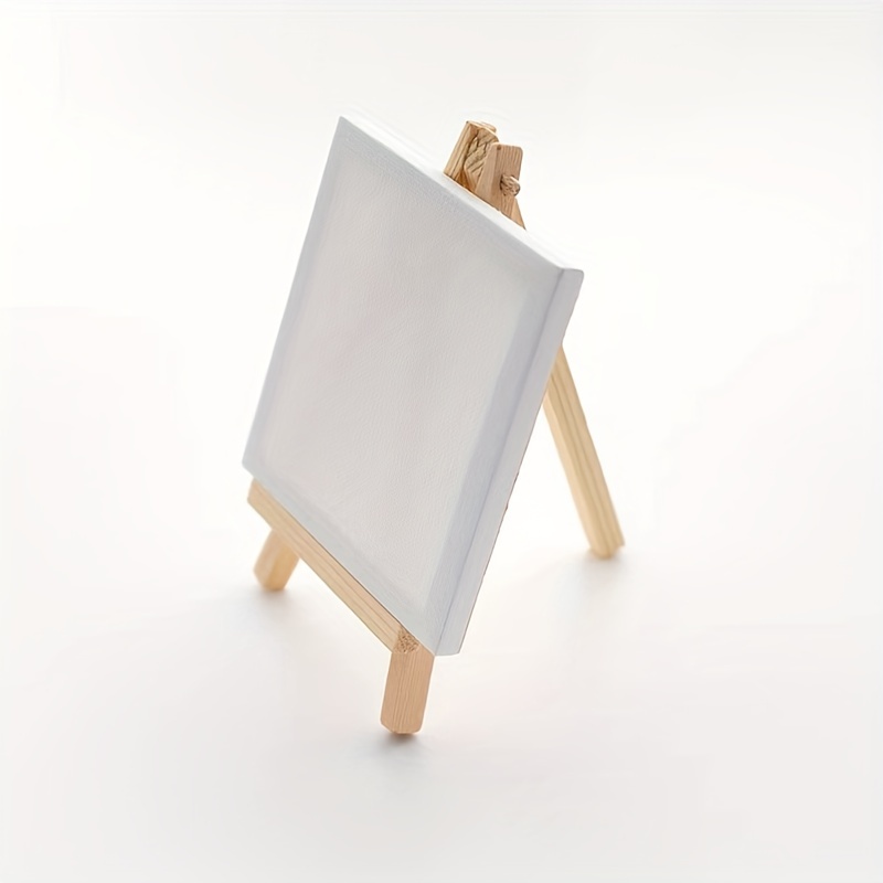 Mini Desktop Small Easel preschool Art Area Works Display Stand Wooden  Folding Art Sketch Tripod Mobile Phone Stand