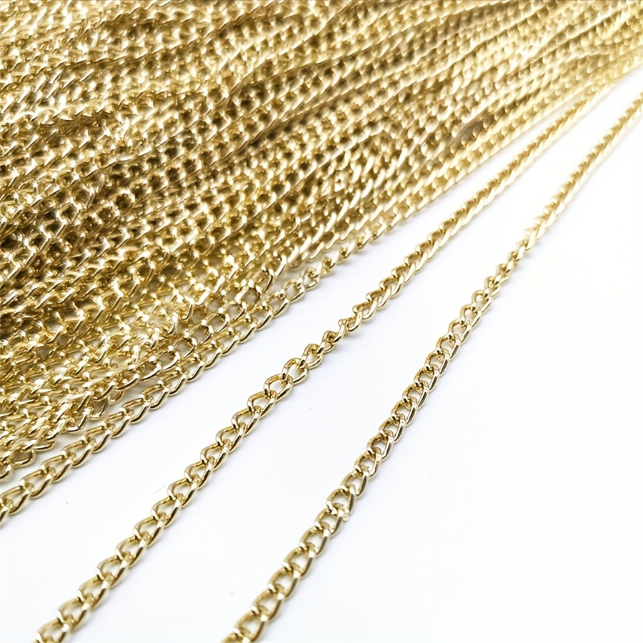 

2 Meters 2.8mm Metal Chain - Colorful Aluminum Chain For Jewelry Making Findings - Diy Supplies