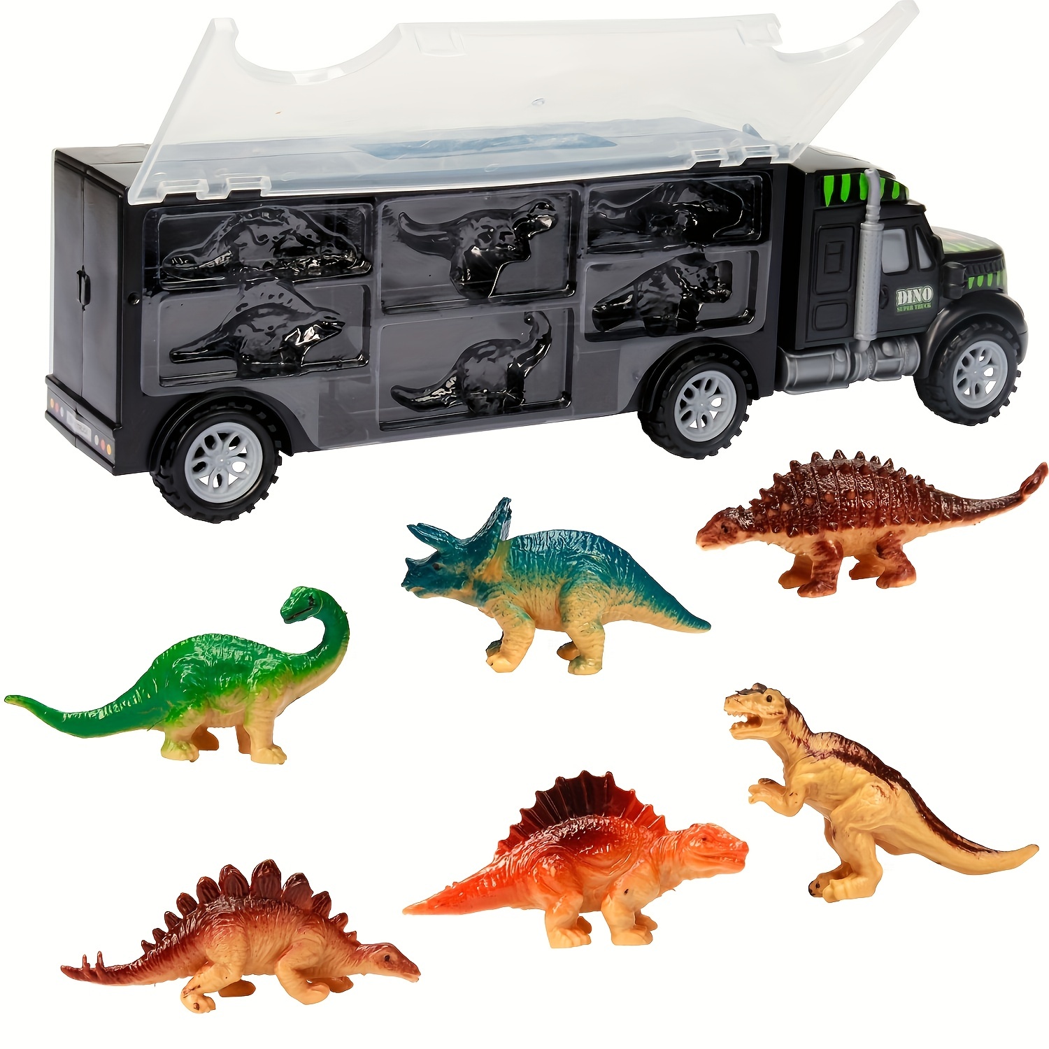 Acheter Paquet de 6 jouets de dinosaures, voitures à tirer, jouets