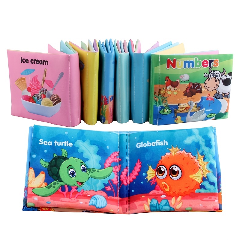  Libros para bebés de 0 a 6 meses, libros de tela suave para  bebés y niños pequeños, juguetes de dentición, juguete de educación  temprana de 6 a 12 meses, libros de