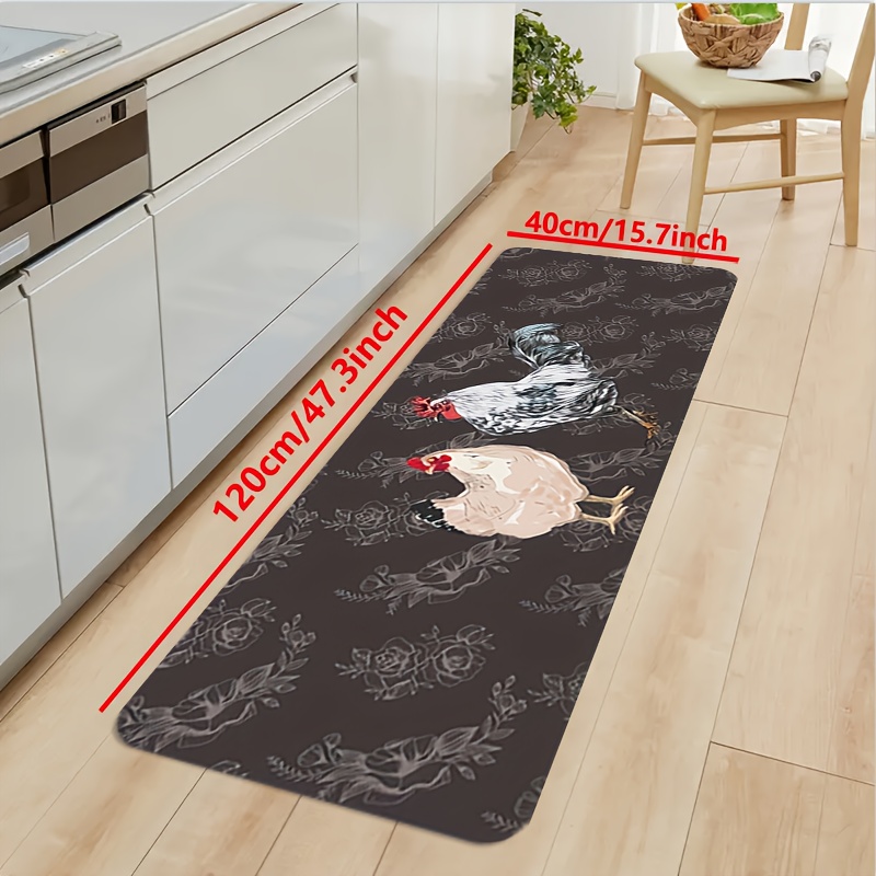 Waterproof Oilproof Kitchen Mat Antislip Bath Mat Soft Bedroom Floor Living  Room Carpet Doormat Kitchen Rug Entrance Doormat