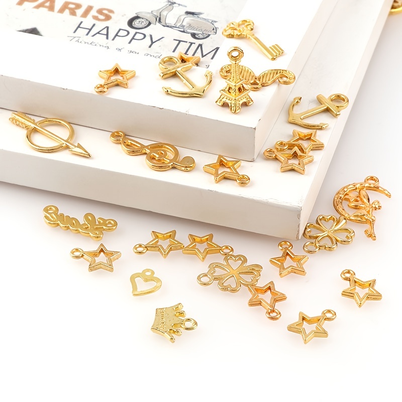 20pcs Set Mixed Style Alloy Pendant Craft Supplies