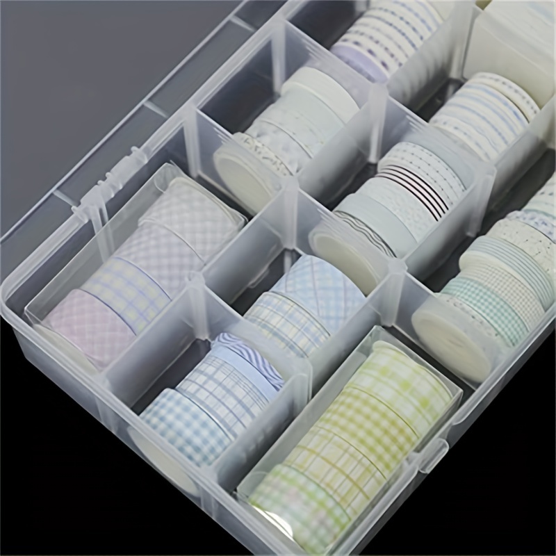 Transparent Clear Storage Box Adjustable Dividers Fishing - Temu