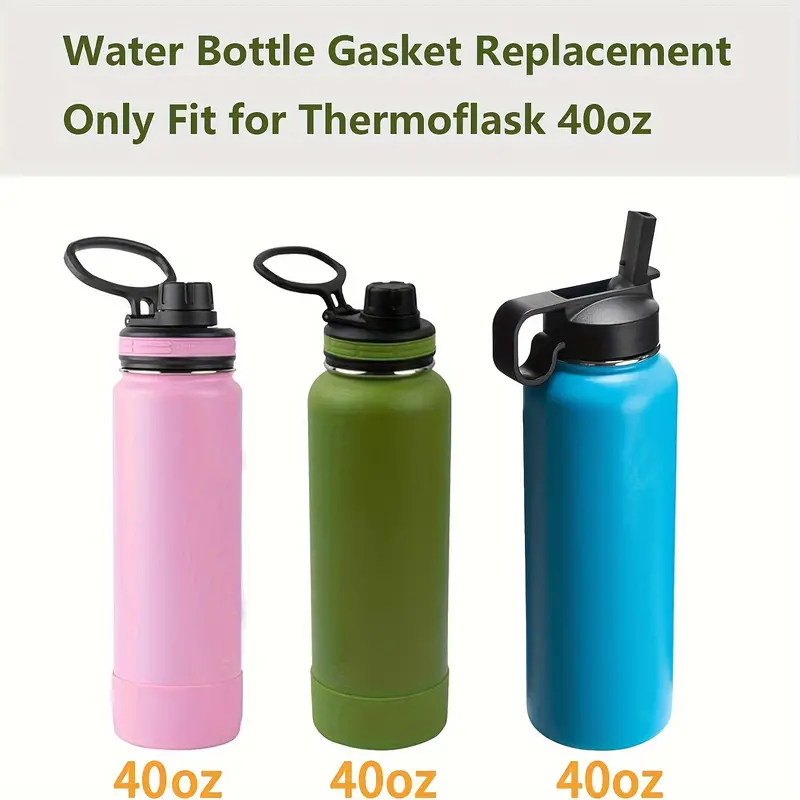 3pcs Bottle Gasket Replacement For 40oz Water Bottle Lid