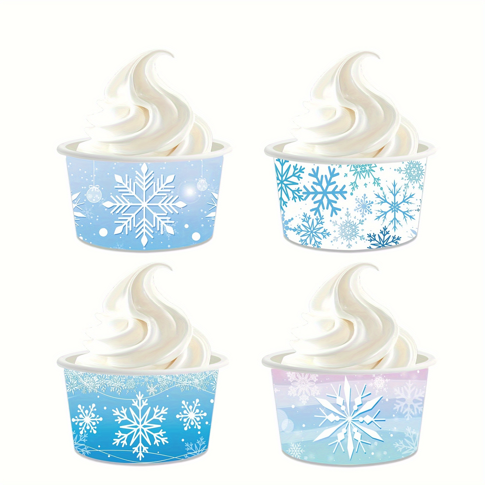 Lallisa 200 Pcs Christmas Paper Bowls Christmas Soup Bowls Team Naughty  Team Nice Disposable Paper Cups for Christmas Party Supplies Ice Cream Cups