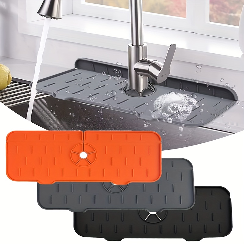 Department Store 1pc Silicone Sink Faucet Mat Kitchen; Bathroom (Light  Grey-Extre Large), 1 Pack - Kroger