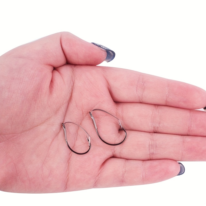 Anti hanging Inverted Fish Hook Steel Wire Soft Worm Lure - Temu