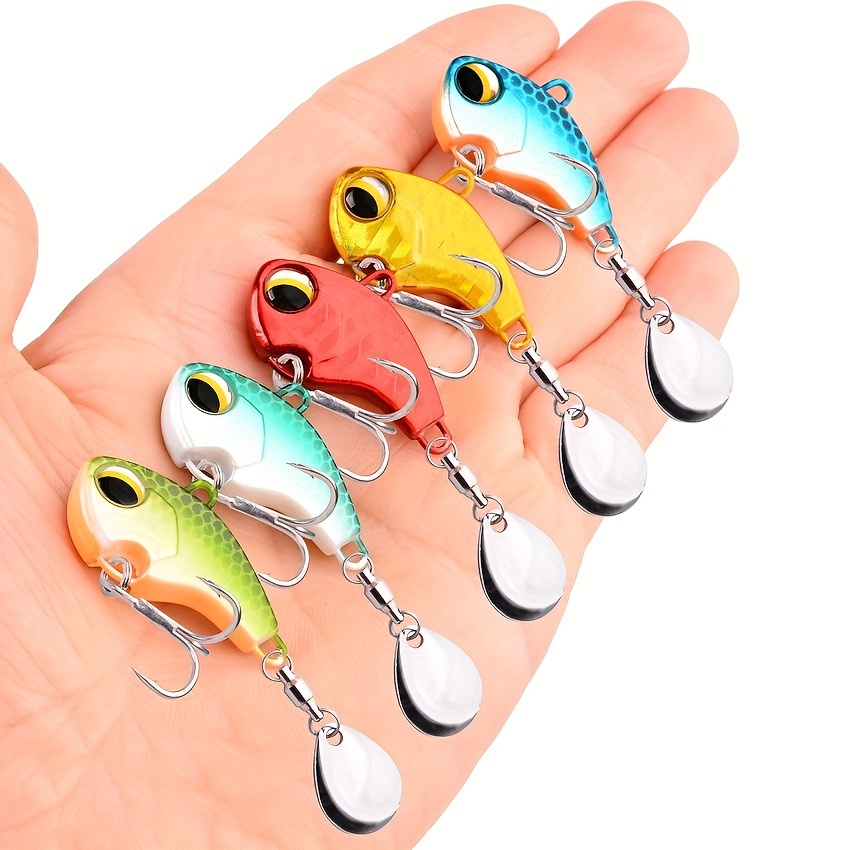 1Pcs Rotating Metal VIB vibration Bait Spinner Spoon Fishing Lures 9g 16g  21g Jigs Trout Winter Fishing Hard Baits Tackle Pesca - Price history &  Review